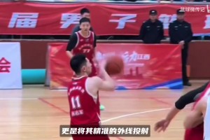 江西球王杨志军单场101分！33分钟28记三分，民间篮球封神